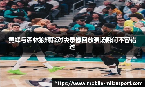 黄蜂与森林狼精彩对决录像回放赛场瞬间不容错过